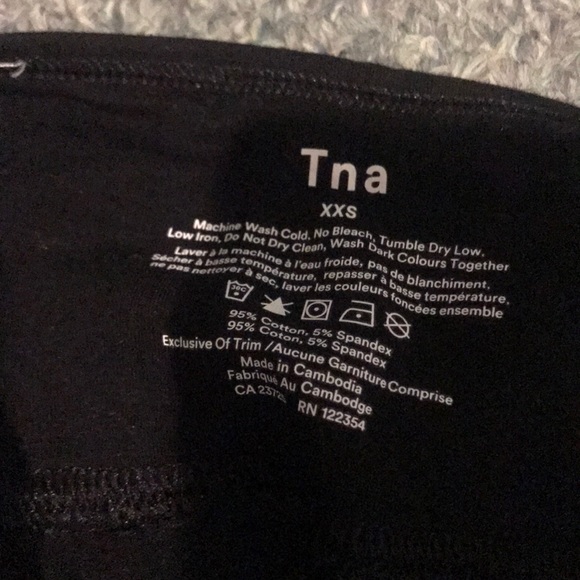 TNA White Striped Leggings - Picture 3 of 3